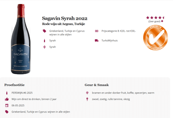 Sagavin Syrah - Afbeelding 3